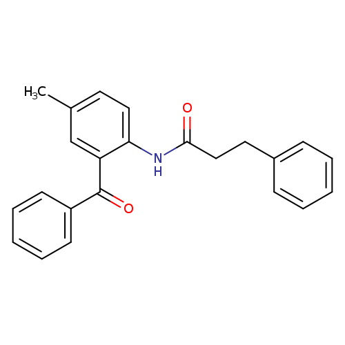 N-(2-benzoyl-4-methylphenyl)-3-phenylpropanamide