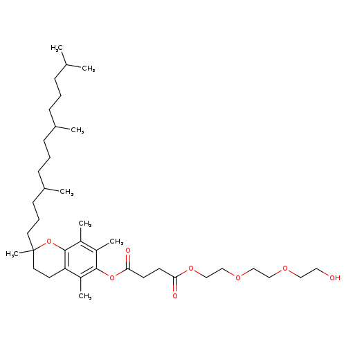 Poly(oxy-1,2-ethanediyl),a-[4-[[(2R)-3,4-dihydro-2,5,7,8-tetramethyl-2-[(4R,8R)-4,8,12-trimethyltridecyl]-2H-1-benzopyran-6-yl]oxy]-1,4-dioxobutyl]-w-hydroxy-