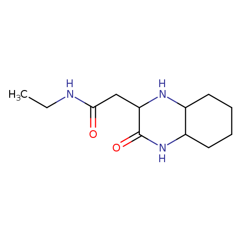 N-Ethyl-2-(3-oxodecahydroquinoxalin-2-yl)acetamide