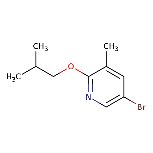 5-Bromo-2-isobutoxy-3-methylpyridine