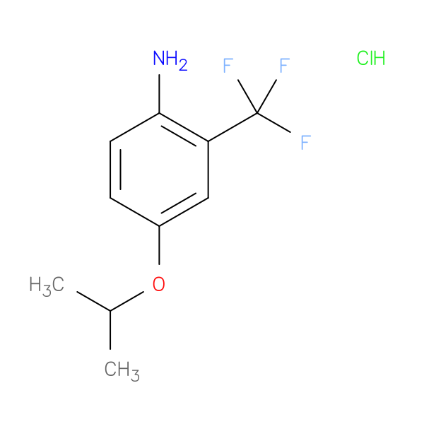 4-(propan-2-yloxy)-2-(trifluoromethyl)aniline hydrochloride