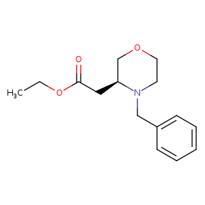 (S)-Ethyl 2-(4-benzylmorpholin-3-yl)acetate