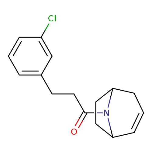 1-{8-azabicyclo[3.2.1]oct-2-en-8-yl}-3-(3-chlorophenyl)propan-1-one