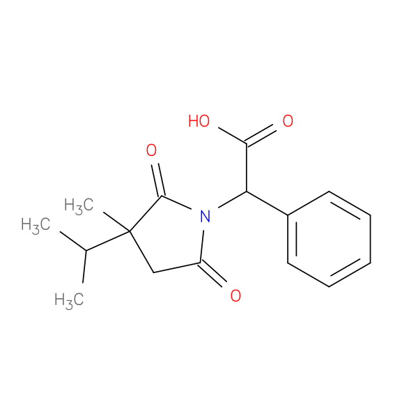 2-[3-methyl-2,5-dioxo-3-(propan-2-yl)pyrrolidin-1-yl]-2-phenylacetic acid