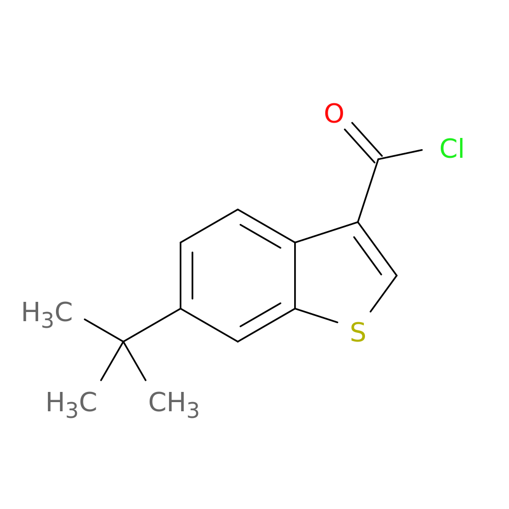 6-tert-Butyl-1-benzothiophene-3-carbonyl chloride