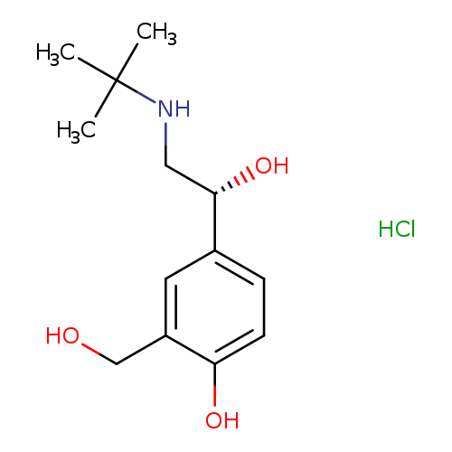 alfa1-[[1,1-Dimethylethylamino]methyl]-4-hydroxy-1-(S),3-benzene dimethanol Hydrochlorid