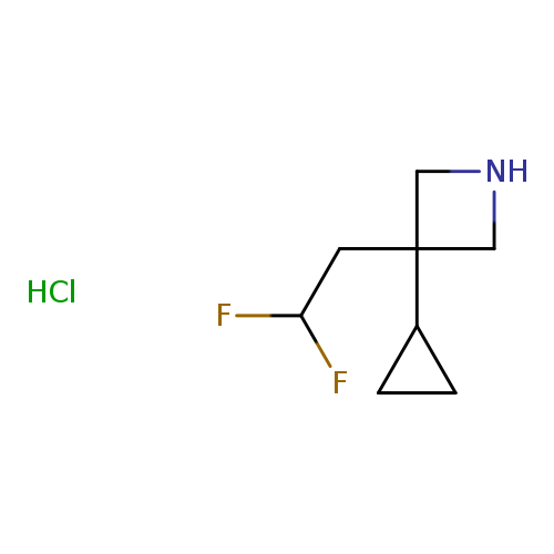 3-cyclopropyl-3-(2,2-difluoroethyl)azetidine hydrochloride