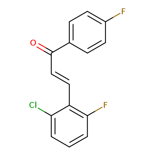 (2E)-3-(2-chloro-6-fluorophenyl)-1-(4-fluorophenyl)prop-2-en-1-one
