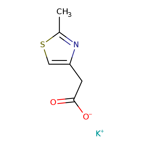potassium 2-(2-methyl-1,3-thiazol-4-yl)acetate