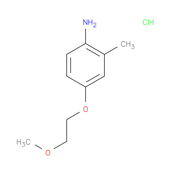 4-(2-methoxyethoxy)-2-methylaniline hydrochloride