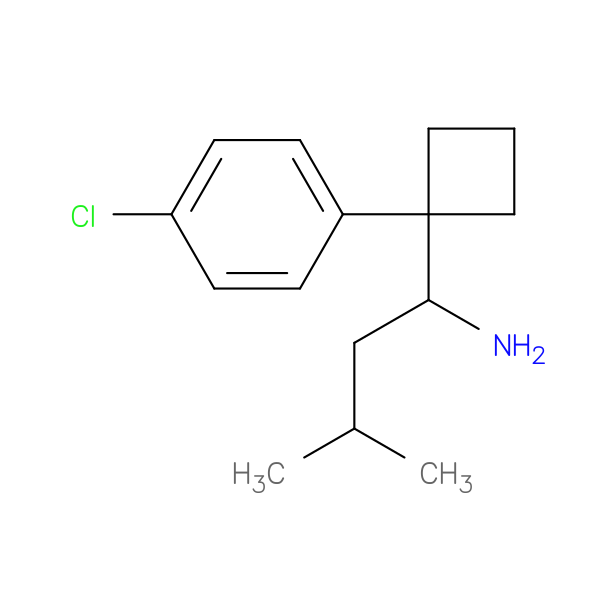 Cyclobutanemethanamine, 1-(4-chlorophenyl)-a-(2-methylpropyl)-