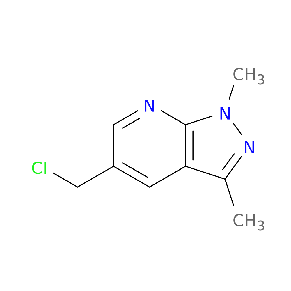 5-(chloromethyl)-1,3-dimethyl-1H-pyrazolo[3,4-b]pyridine