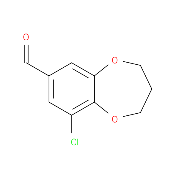 9-Chloro-3,4-dihydro-2H-1,5-benzodioxepin-7-carboxaldehyde