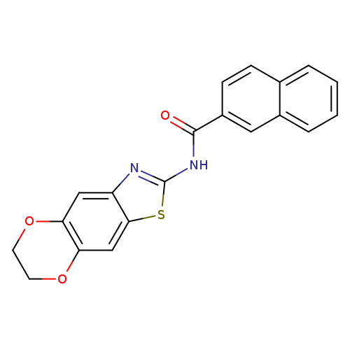 N-{10,13-dioxa-4-thia-6-azatricyclo[7.4.0.0^{3,7}]trideca-1,3(7),5,8-tetraen-5-yl}naphthalene-2-carboxamide