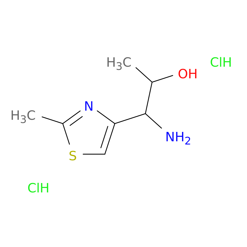 1-amino-1-(2-methyl-1,3-thiazol-4-yl)propan-2-ol dihydrochloride