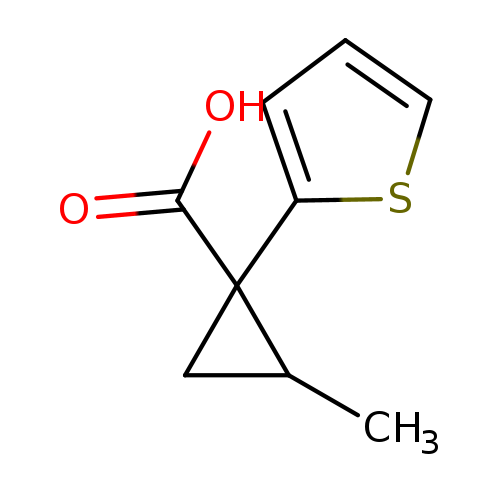 2-methyl-1-(thiophen-2-yl)cyclopropane-1-carboxylic acid, Mixture of diastereomers