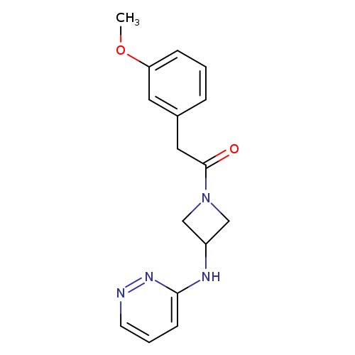 2-(3-methoxyphenyl)-1-{3-[(pyridazin-3-yl)amino]azetidin-1-yl}ethan-1-one