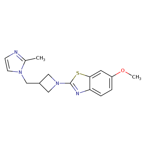 6-methoxy-2-{3-[(2-methyl-1H-imidazol-1-yl)methyl]azetidin-1-yl}-1,3-benzothiazole