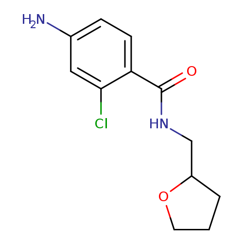 4-Amino-2-chloro-n-(oxolan-2-ylmethyl)benzamide