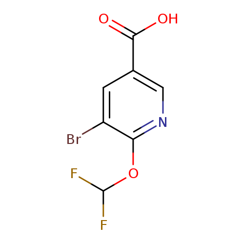 5-Bromo-6-(difluoromethoxy)pyridine-3-carboxylicacid