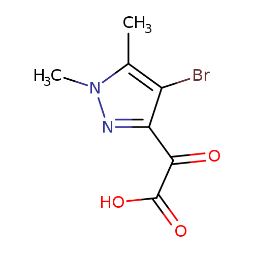 2-(4-bromo-1,5-dimethyl-1H-pyrazol-3-yl)-2-oxoacetic acid