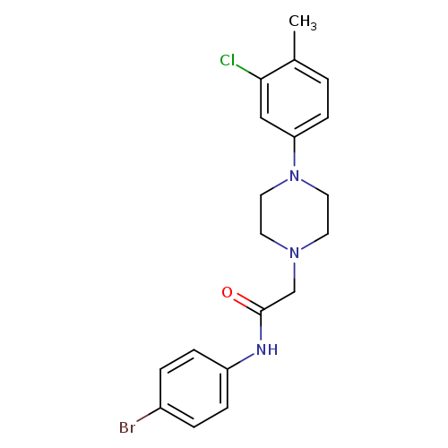 N-(4-bromophenyl)-2-[4-(3-chloro-4-methylphenyl)piperazin-1-yl]acetamide
