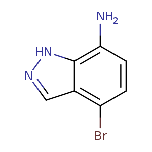 1H-Indazol-7-amine, 4-bromo-