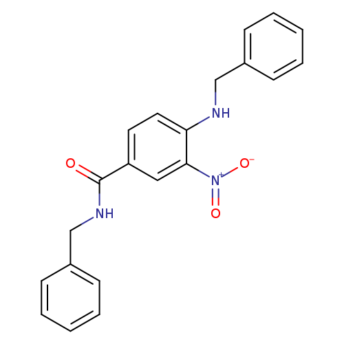 N-Benzyl-4-(benzylamino)-3-nitrobenzamide