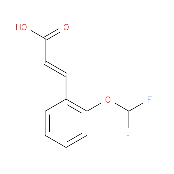 (2E)-3-[2-(difluoromethoxy)phenyl]prop-2-enoic acid