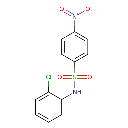 Benzenesulfonamide, N-(2-chlorophenyl)-4-nitro-