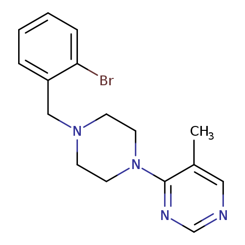 4-{4-[(2-bromophenyl)methyl]piperazin-1-yl}-5-methylpyrimidine