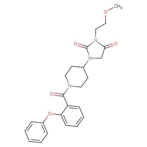 3-(2-methoxyethyl)-1-[1-(2-phenoxybenzoyl)piperidin-4-yl]imidazolidine-2,4-dione
