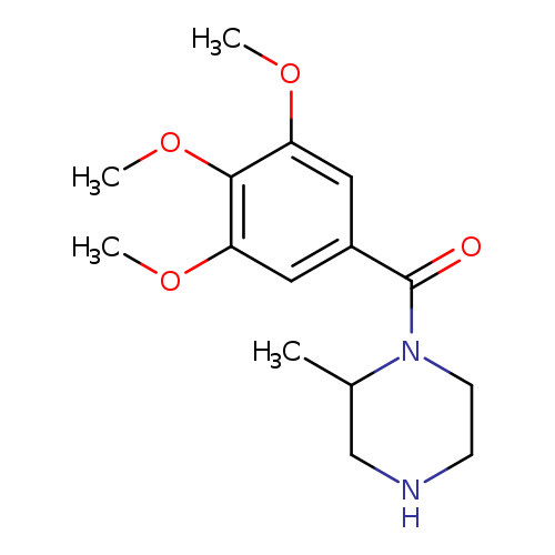 2-methyl-1-(3,4,5-trimethoxybenzoyl)piperazine