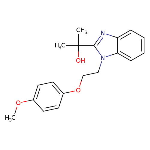 2-{1-[2-(4-methoxyphenoxy)ethyl]-1H-1,3-benzodiazol-2-yl}propan-2-ol