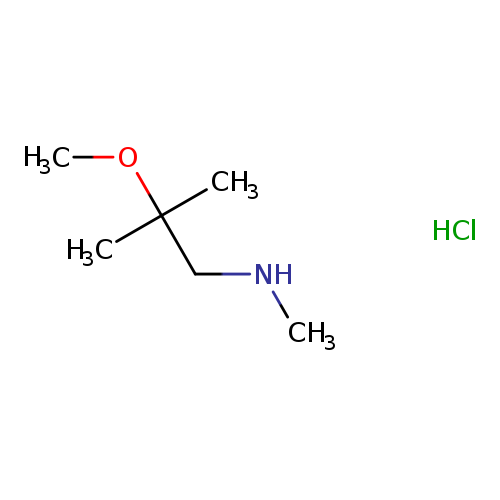 (2-methoxy-2-methylpropyl)(methyl)amine hydrochloride
