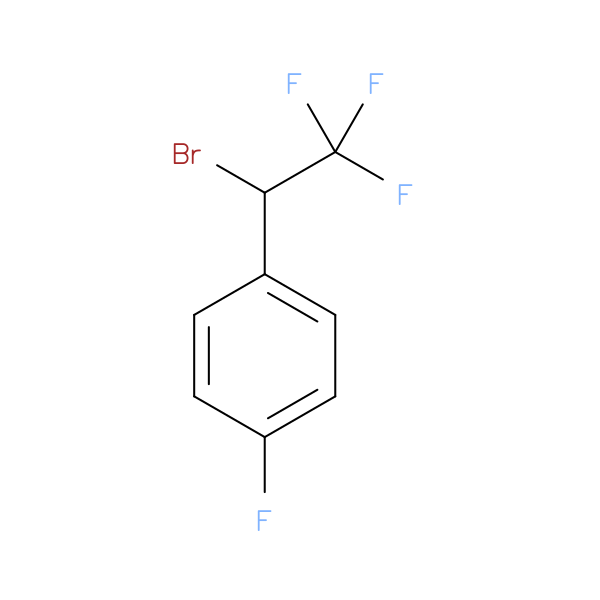 1-(1-bromo-2,2,2-trifluoroethyl)-4-fluorobenzene