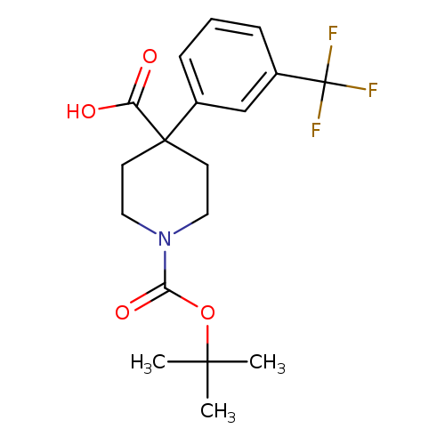 1-(tert-Butoxycarbonyl)-4-[3-(trifluoromethyl)phenyl]piperidine-4-carboxylic acid