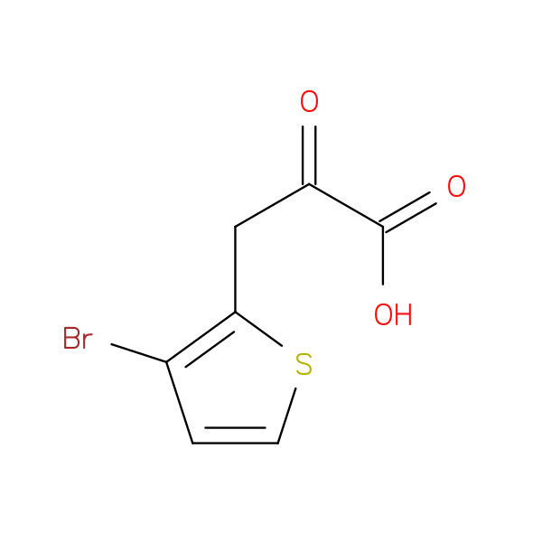 3-(3-bromothiophen-2-yl)-2-oxopropanoic acid