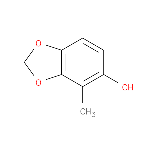 1,3-Benzodioxol-5-ol,  4-methyl-