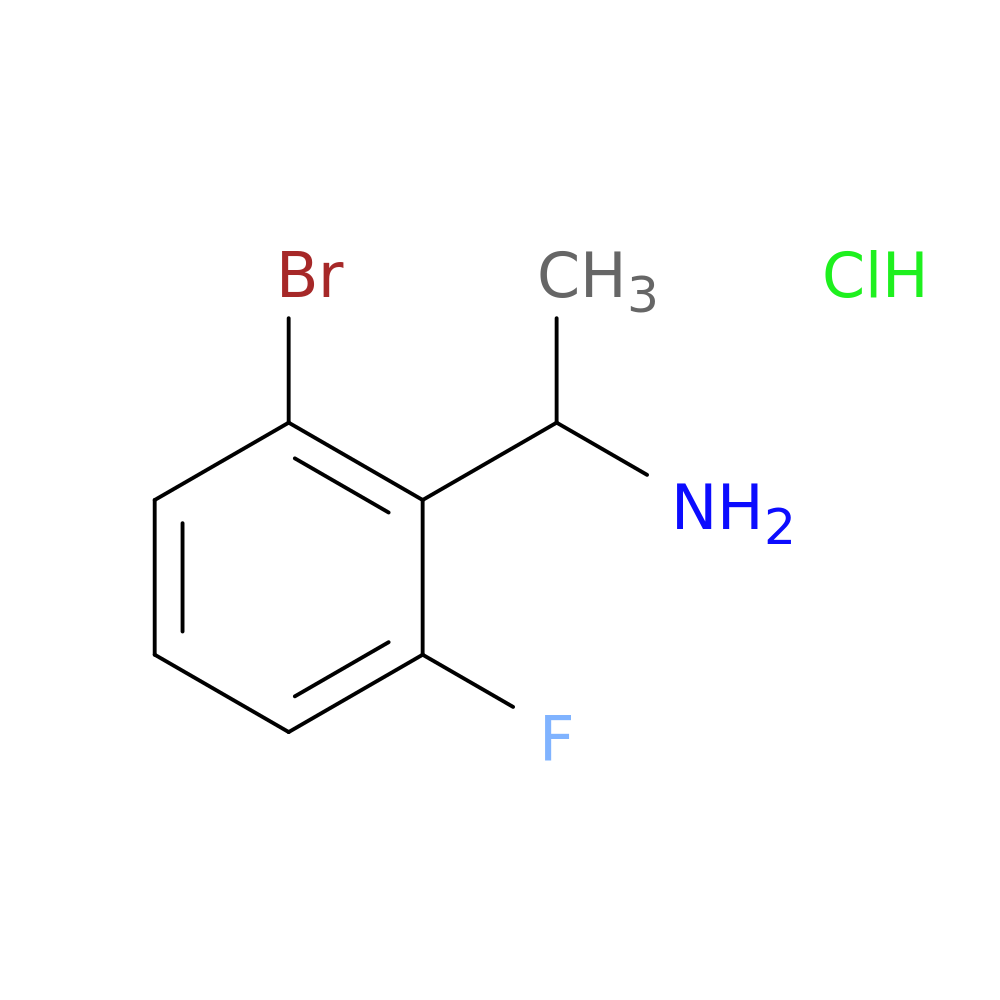1-(2-bromo-6-fluorophenyl)ethan-1-amine hydrochloride
