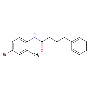 N-(4-bromo-2-methylphenyl)-4-phenylbutanamide