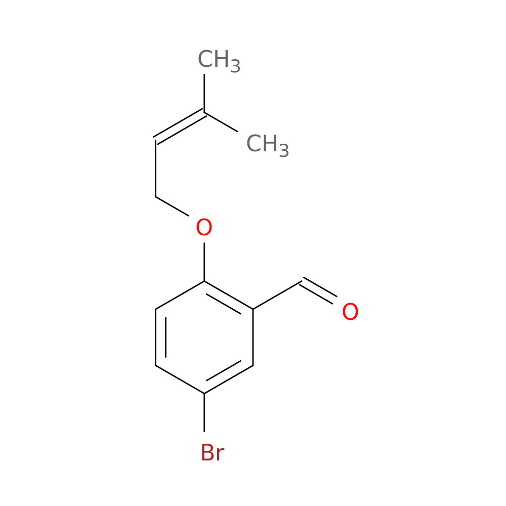 5-bromo-2-[(3-methylbut-2-en-1-yl)oxy]benzaldehyde