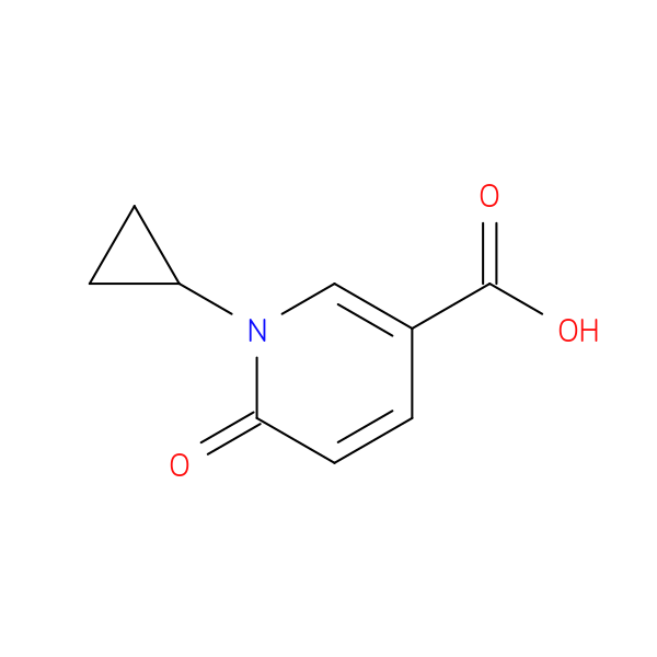 1-Cyclopropyl-6-oxo-1,6-dihydropyridine-3-carboxylic acid