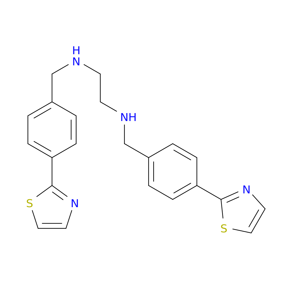N1,N2-Bis[[4-(2-thiazolyl)phenyl]methyl]-1,2-ethanediamine