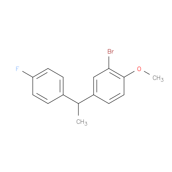 2-bromo-4-(1-(4-fluorophenyl)ethyl)-1-methoxybenzene