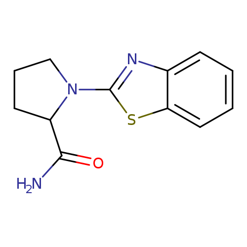 1-(1,3-benzothiazol-2-yl)pyrrolidine-2-carboxamide