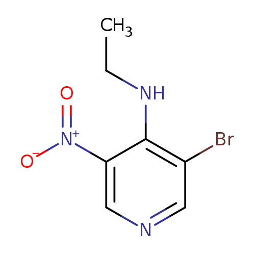 3-bromo-N-ethyl-5-nitropyridin-4-amine