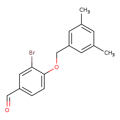 3-Bromo-4-((3,5-dimethylbenzyl)oxy)benzaldehyde