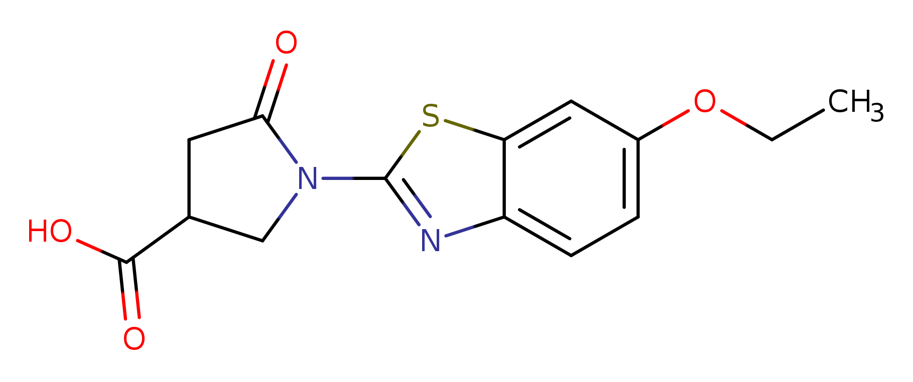 1-(6-Ethoxy-1,3-benzothiazol-2-yl)-5-oxopyrrolidine-3-carboxylic acid
