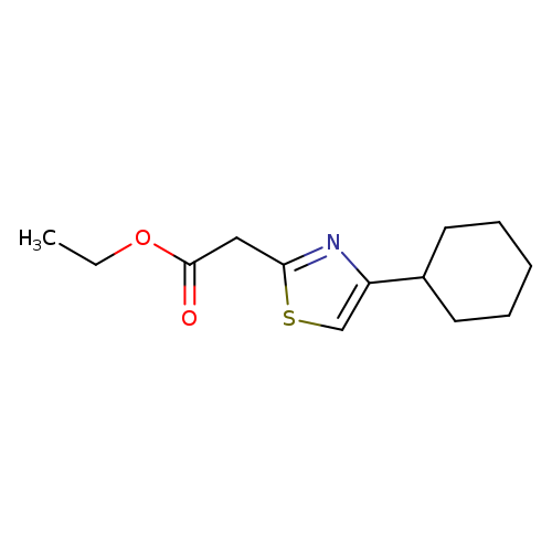 ethyl 2-(4-cyclohexyl-1,3-thiazol-2-yl)acetate